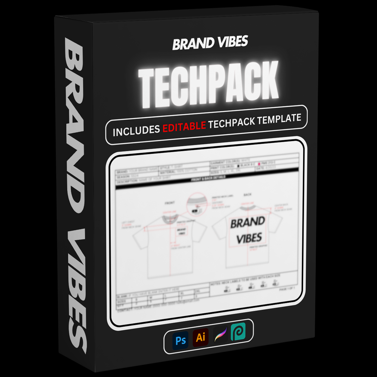 TECH PACK TEMPLATE
